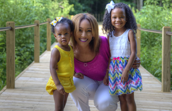 A family from the Premier Pediatric Associates community